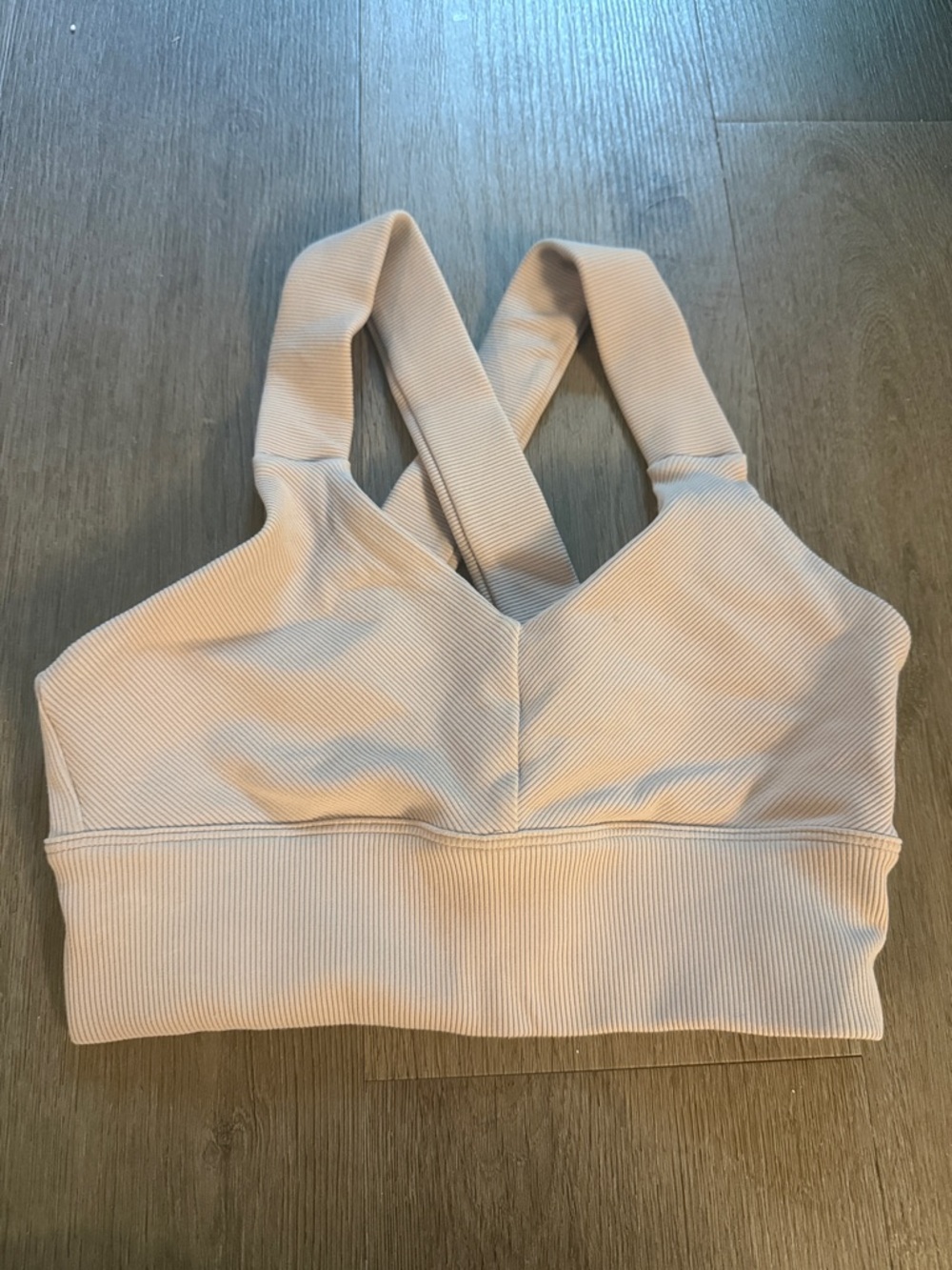 ALO Yoga Ribbed Crossback Sports Bra